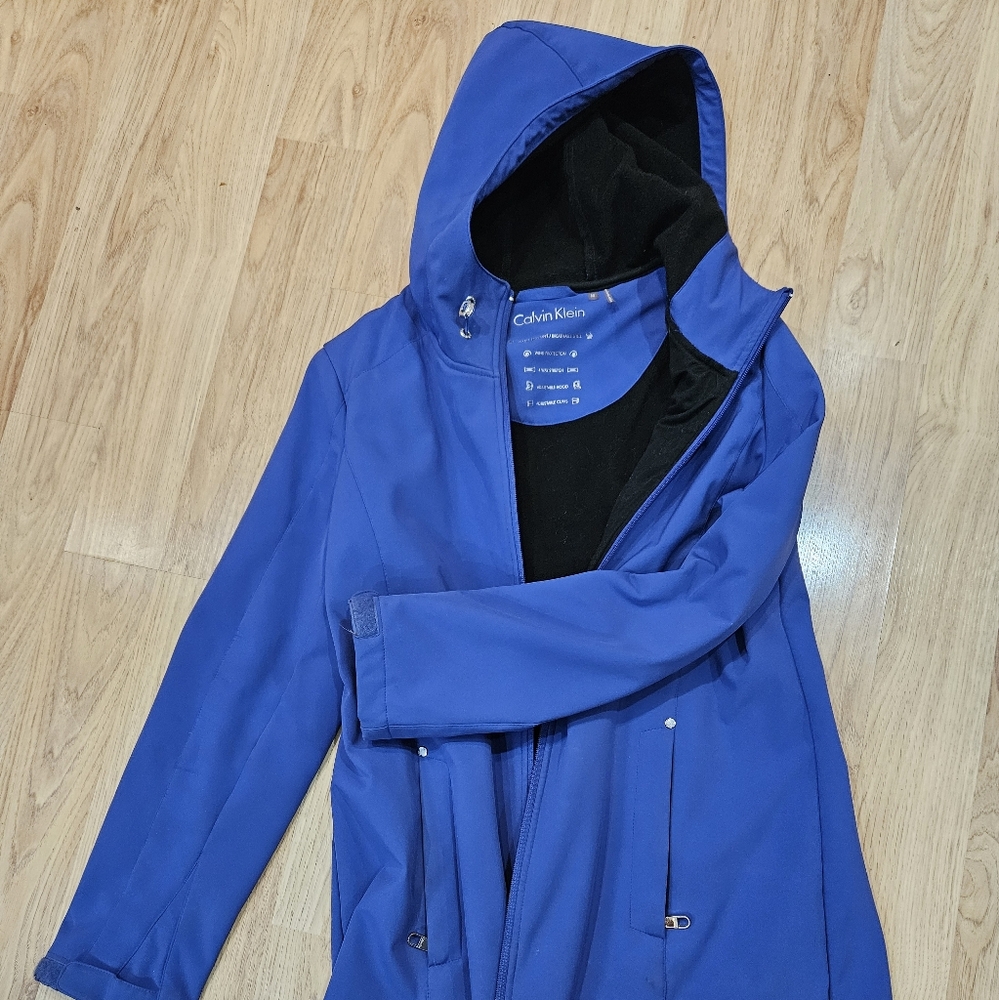 Calvin Klein Ladies Coat size M - Eggplant
